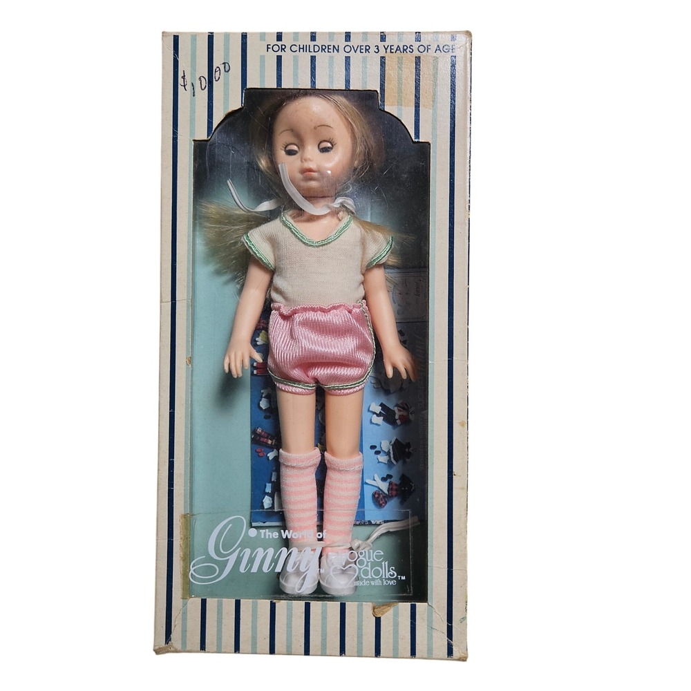Vintage 1978 Vogue Dolls The World of Ginny Poseable‎ Doll Bendable Knees NIB